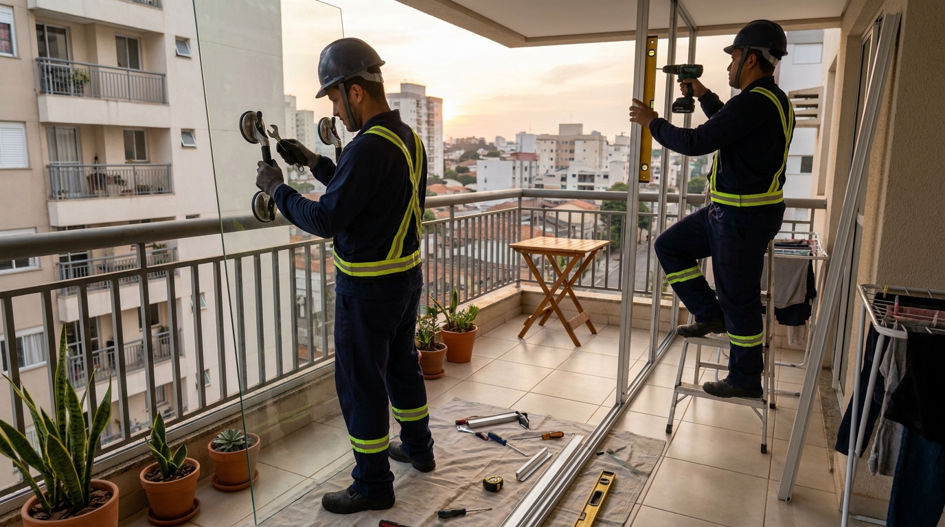 Divisórias em Vidro em Pelotas‑RS